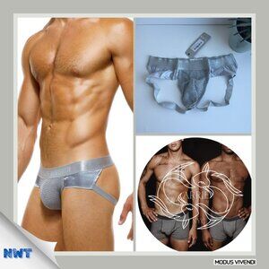 Modus Vivendi - Host Knitted Jockstrap - Silver (M)